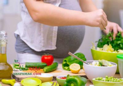 فهرست غذایی مناسب در دوران حاملگی